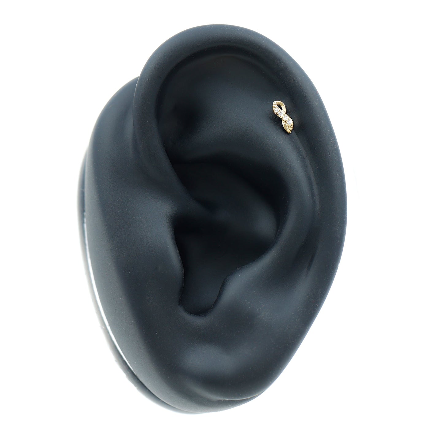 Real Diamond Infinity Tragus Earring for Women