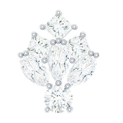 Real Diamond Designer Earring for Cartilage Piercing