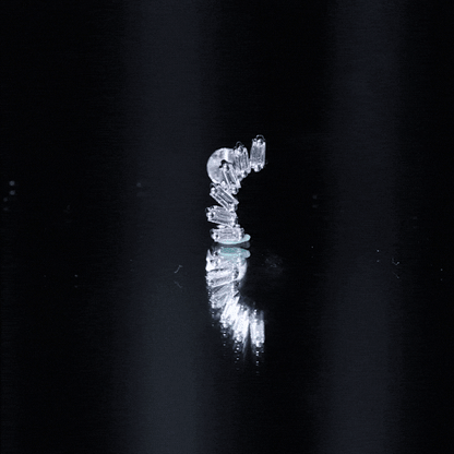 Certified Natural Baguette Diamond Crawler Earring
