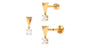 Diamond Drop Earring for Helix Piercing