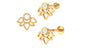 Diamond Lotus Earring for Helix Piercing