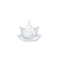 Pear Shape Diamond Lotus Cartilage Earring