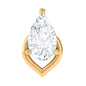 3X5MM Pear Shape Moissanite Solitaire Cartilage Earring