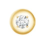 Solitaire Moissanite Circle Cartilage Earring