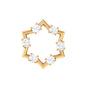 Genuine Diamond Star Earring for Cartilage Piercing