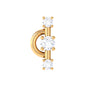 Natural Diamond Unique Tragus Earring with Certificate