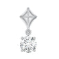 Diamond Dangling Earring for Helix Piercing
