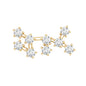 Diamond Sagittarius Zodiac Earring for Helix Piercing