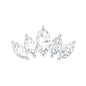 Marquise Moissanite Leaf Ear Crawler Earring