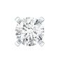 Minimalist Peg Head Set Diamond Nose Pin Stud