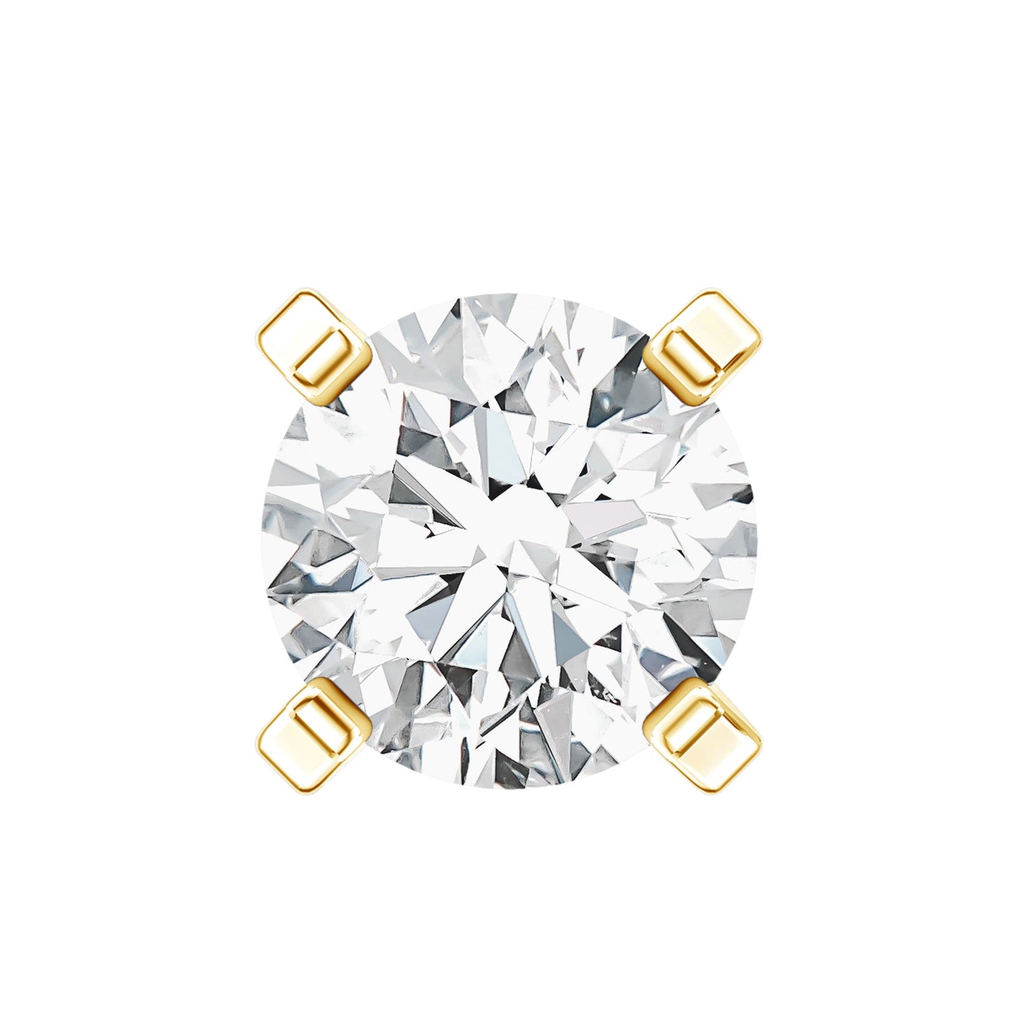 Minimalist Peg Head Set Diamond Nose Pin Stud