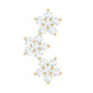 Helix Flower Crawler Earring with Diamond