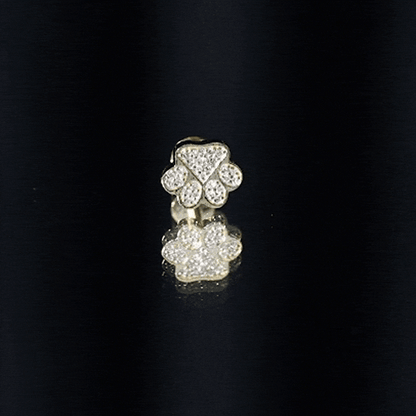Certified Diamond Paw Cartilage Earring
