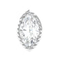 Marquise Diamond Solitaire Earring for Tragus Piercing