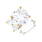 Unique Diamond Cluster Earring for Conch Piercing