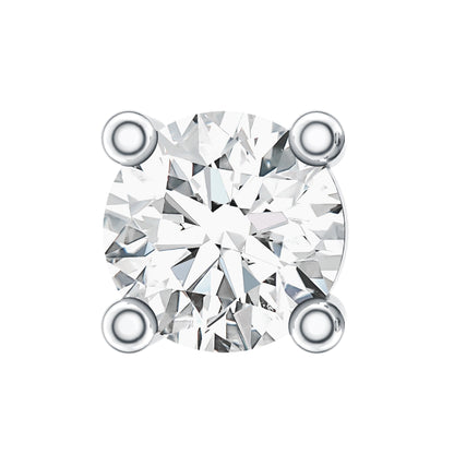 Minimalist Diamond Solitaire Tragus Earring