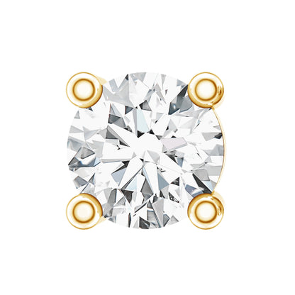 Minimalist Diamond Solitaire Tragus Earring