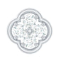 Diamond Flower Cluster Earring for Helix Piercing