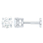 Minimalist Diamond Solitaire Earring for Tragus Piercing