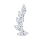 Marquise Diamond Crawler Earring for Helix Piercing