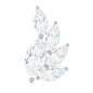 Marquise Diamond Cluster Helix Earring with Flat Back