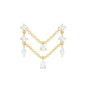 Real Diamond Double Chain Earring for Cartilage Piercing