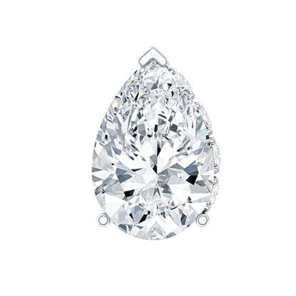Pear Shaped Diamond Solitaire Tragus Earring