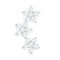 Helix Flower Crawler Earring with Diamond