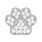 Certified Diamond Paw Cartilage Earring