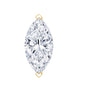 Marquise Diamond Solitaire Earring for Helix Piercing