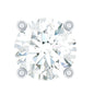Minimalist Diamond Solitaire Earring for Tragus Piercing