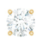 Minimalist Diamond Solitaire Earring for Tragus Piercing