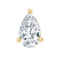 Solitaire Pear Shape Diamond Earring for Tragus Piercing