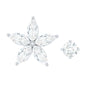 Marquise Diamond Flower Cartilage Earring Set