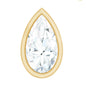 Pear Shape Diamond Solitaire Cartilage Earring