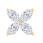 Marquise Four Petal Flower Cartilage Earring