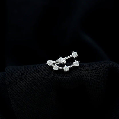 Diamond Capricorn Constellation Helix Piercing Earring