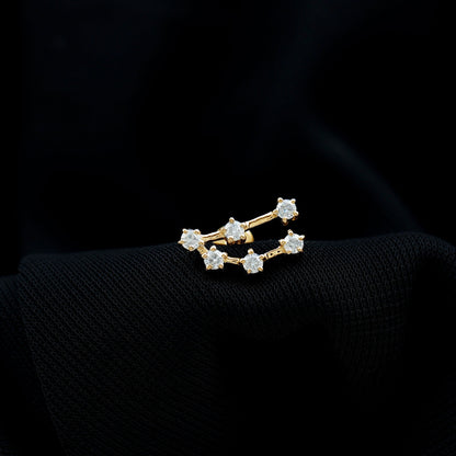 Diamond Capricorn Constellation Helix Piercing Earring