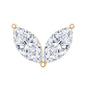 Marquise Diamond Two Stone Earring for Tragus Piercing