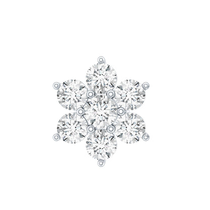 Simple Diamond Flower Cartilage Earring