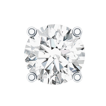 Minimalist Diamond Solitaire Conch Earring