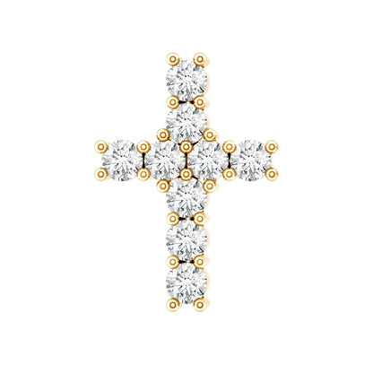 Minimalist Diamond Cross Cartilage Earring
