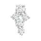 Certified Diamond Cluster Cartilage Piercing Earring