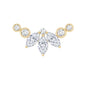 Marquise Diamond Crawler Earring for Cartilage Piercing