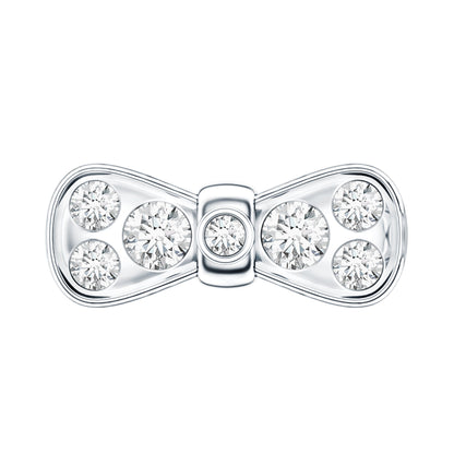 Diamonds Bow Cartilage Piercing Earring