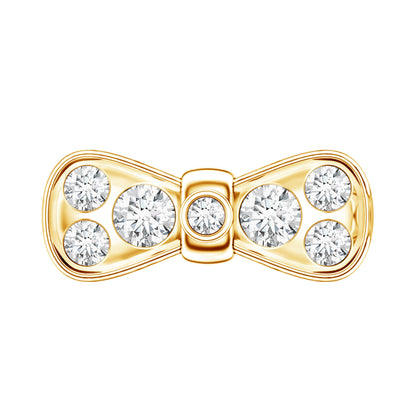Diamonds Bow Cartilage Piercing Earring