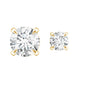 Brilliant Cut Diamond Solitaire Earring Set for Helix Piercing