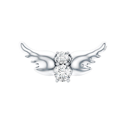 Animal Inspired Diamond Bird Earring for Helix Piercing