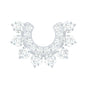 Real Diamond Horseshoe Earring for Helix Piercing