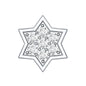 Certified Diamond Star Earring for Helix Piercing